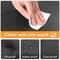 4 Pack Waterproof Rubber PVC Apron Adjustable Dishwasher Apron-Women Men Heavy Duty Work Apron for Dishwashing Chemical Lab Butcher Grooming Black